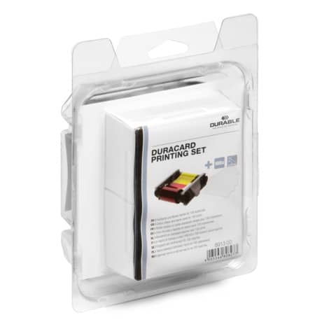 Kit di stampa per Durable DURACARD® ID 300 - 1 nastro + 100 tessere - 8913-00
